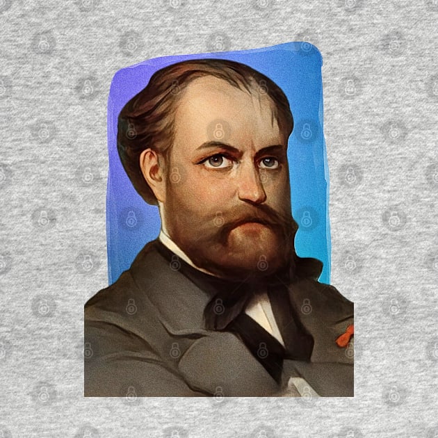 Czech Composer Antonín Dvořák illustration by Litstoy 